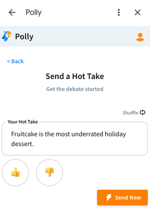 PollyinGmeet-CreateHottake