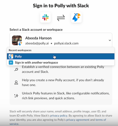 PollyGslide-SlackAuth